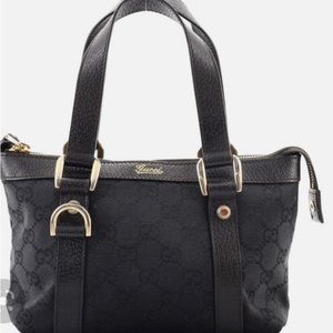 Gucci Abbey Mini Shopper in Black canvas. Only used a few times.